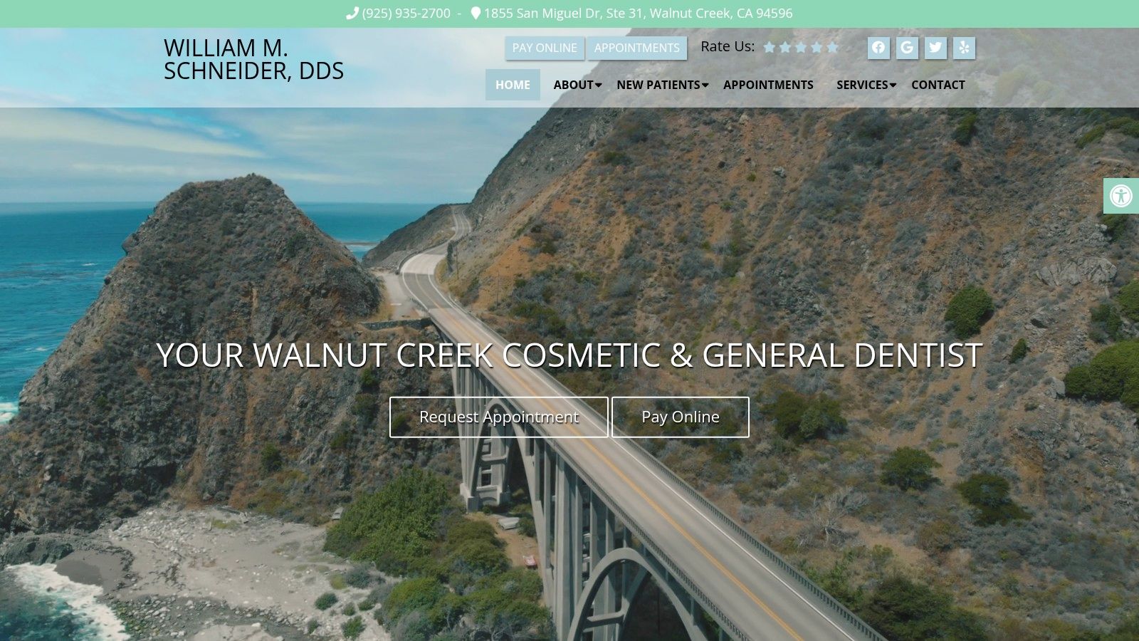 Screenshot from https://www.wcfamilydentist.com/