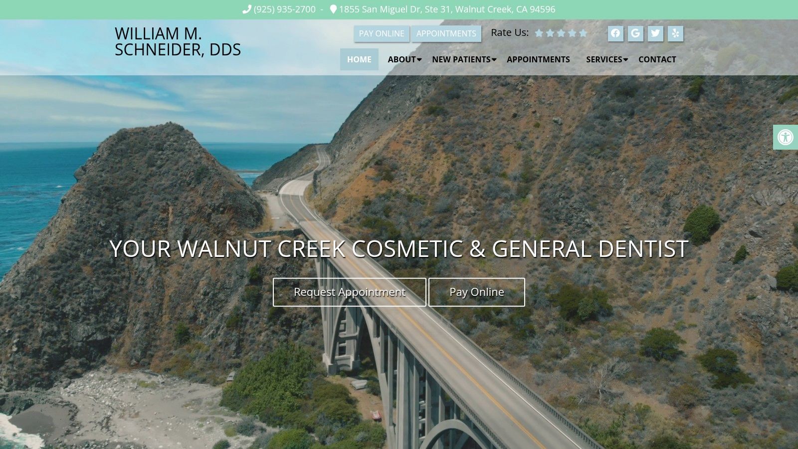 Screenshot from https://www.wcfamilydentist.com