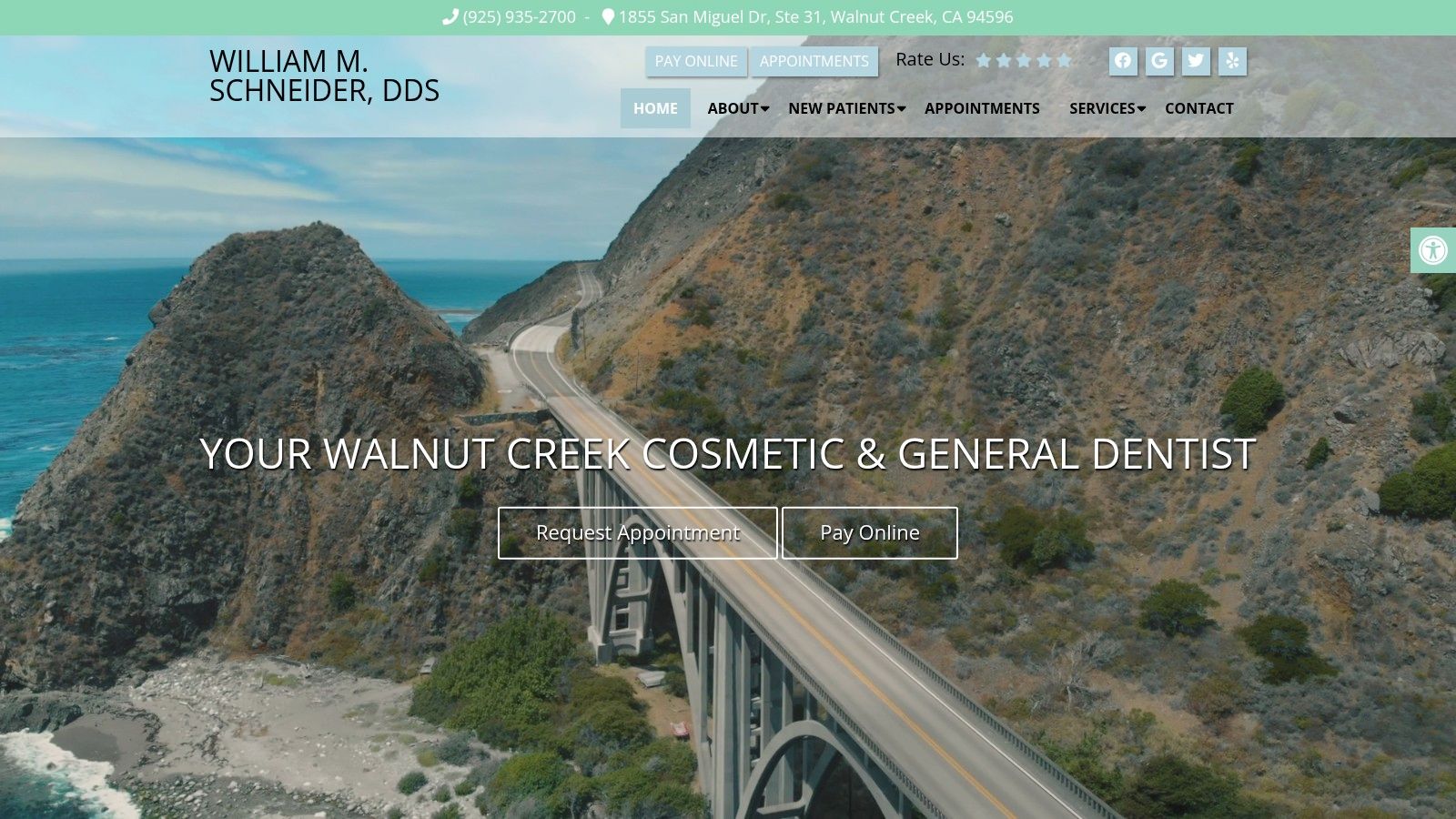 Screenshot from https://www.wcfamilydentist.com/