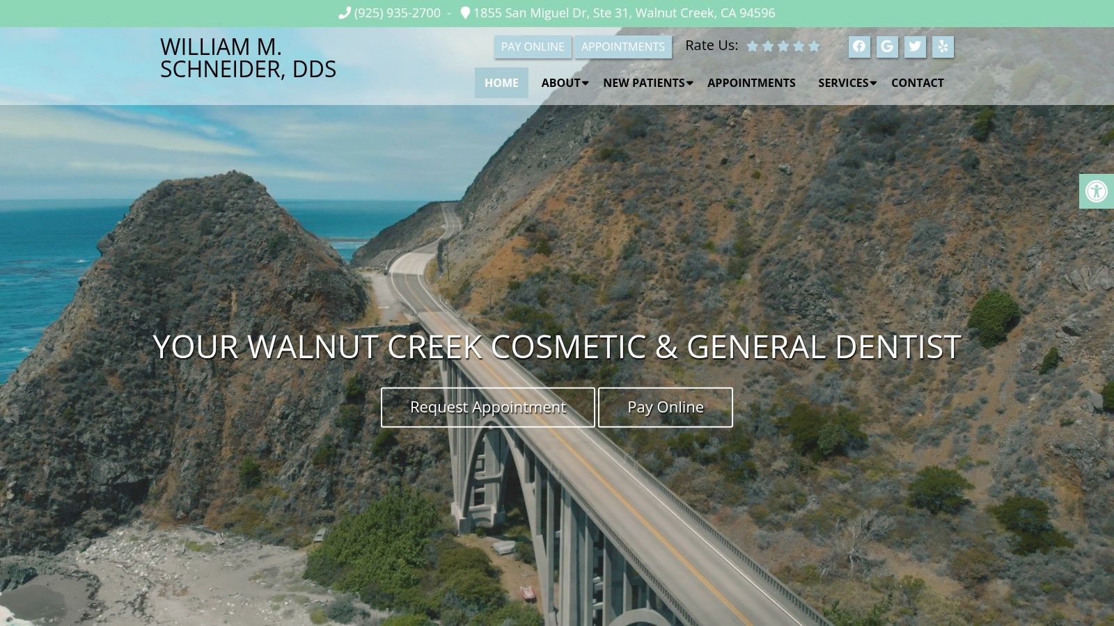 Screenshot from https://www.wcfamilydentist.com