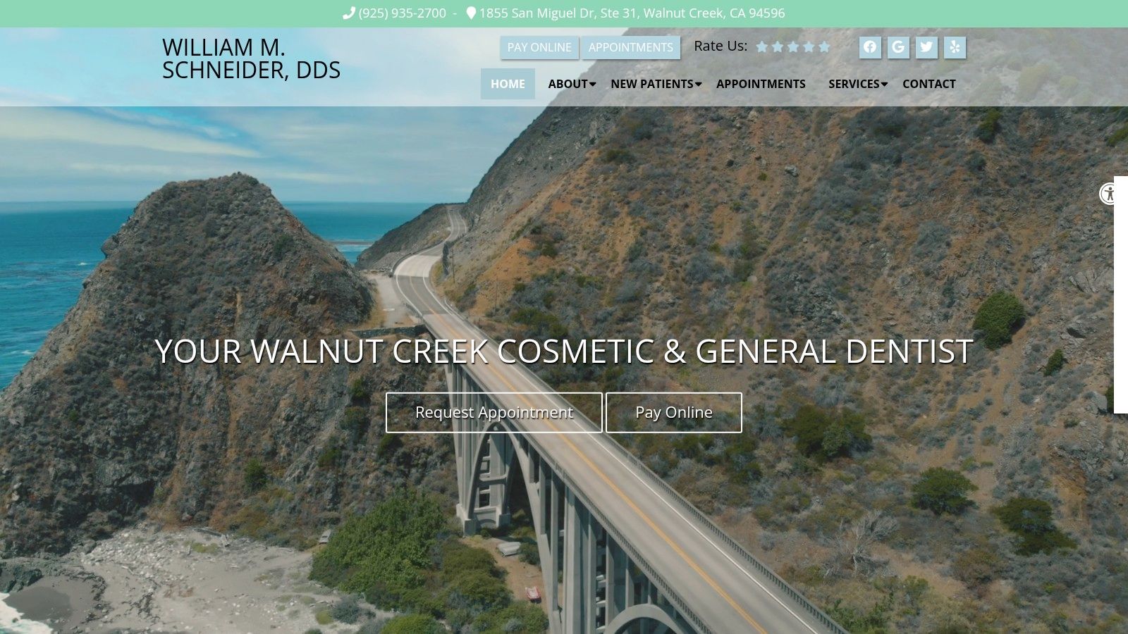 Screenshot from https://www.wcfamilydentist.com